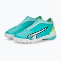 Buty piłkarskie dziecięce PUMA Ultra Match Ll TT + Mid electric peppermint/puma white/fast yellow 10