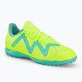 Buty piłkarskie dziecięce PUMA Future Play TT fast yellow/puma black/electric peppermint