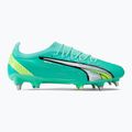 Buty piłkarskie męskie PUMA Ultra Ultimate MXSG electric peppermint/puma white/fast yellow 2