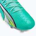 Buty piłkarskie męskie PUMA Ultra Ultimate MXSG electric peppermint/puma white/fast yellow 7