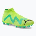 Buty piłkarskie męskie PUMA Future Match+ LL FG/AG fast yellow/puma black/electric peppermint