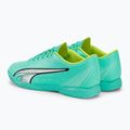 Buty piłkarskie męskie PUMA Ultra Play IT electric peppermint/puma white/fast yellow 3