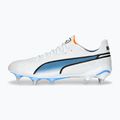 Buty piłkarskie męskie PUMA King Ultimate MXSG puma white/puma black/blue glimmer/ultra orange 11