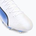 Buty piłkarskie męskie PUMA King Ultimate MXSG puma white/puma black/blue glimmer/ultra orange 7