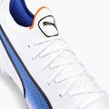 Buty piłkarskie męskie PUMA King Ultimate MXSG puma white/puma black/blue glimmer/ultra orange 8