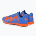 Buty piłkarskie męskie PUMA Future Play IT blue glimmer/puma white/ultra orange 3
