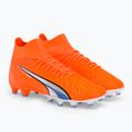 Buty piłkarskie męskie PUMA Ultra Pro FG/AG ultra orange/puma white/blue glimmer 4