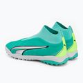 Buty piłkarskie męskie PUMA Ultra Match+ LL TT electric peppermint/puma white/fast yellow 4