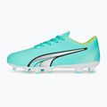 Buty piłkarskie dziecięce PUMA Ultra Play FG/AG electric peppermint/puma white/fast yellow 10