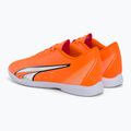 Buty piłkarskie męskie PUMA Ultra Play IT ultra orange/puma white/blue glimmer 3