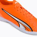 Buty piłkarskie męskie PUMA Ultra Play IT ultra orange/puma white/blue glimmer 9