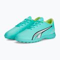 Buty piłkarskie dziecięce PUMA Ultra Play TT electric peppermint/puma white/fast yellow 10