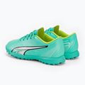 Buty piłkarskie dziecięce PUMA Ultra Play TT electric peppermint/puma white/fast yellow 3