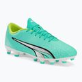 Buty piłkarskie męskie PUMA Ultra Play FG/AG electric peppermint/puma white/fast yellow