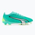 Buty piłkarskie męskie PUMA Ultra Match FG/AG electric peppermint/puma white/fast yellow 2