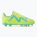 Buty piłkarskie dziecięce PUMA Future Play FG/AG fast yellow/puma black/electric peppermint 2