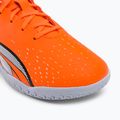 Buty piłkarskie dziecięce PUMA Ultra Play IT ultra orange/puma white/blue glimmer 7