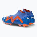 Buty piłkarskie męskie PUMA Future Match+ LL FG/AG blue glimmer/puma white/ultra orange 3