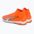 Buty piłkarskie męskie PUMA Ultra Match+ LL TT ultra orange/puma white/blue glimmer 3