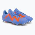 Buty piłkarskie męskie PUMA Future Play MXSG blue glimmer/puma white/ultra orange 4