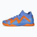 Buty piłkarskie dziecięce PUMA Future Match IT + Mid blue glimmer/puma white/ultra orange 11