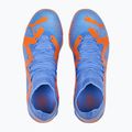 Buty piłkarskie dziecięce PUMA Future Match IT + Mid blue glimmer/puma white/ultra orange 14