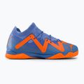 Buty piłkarskie dziecięce PUMA Future Match IT + Mid blue glimmer/puma white/ultra orange 2