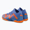 Buty piłkarskie dziecięce PUMA Future Match IT + Mid blue glimmer/puma white/ultra orange 3