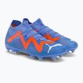 Buty piłkarskie męskie PUMA Future Match MXSG blue glimmer/puma white/ultra orange 4