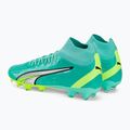 Buty piłkarskie męskie PUMA Ultra Pro FG/AG electric peppermint/puma white/fast yellow 3