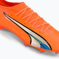 Buty piłkarskie męskie PUMA Ultra Ultimate FG/AG ultra orange/puma white/blue glimmer 9