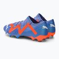 Buty piłkarskie męskie PUMA Future Ultimate Low FG/AG blue glimmer/puma white/ultra orange 3