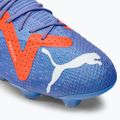 Buty piłkarskie męskie PUMA Future Ultimate Low FG/AG blue glimmer/puma white/ultra orange 7