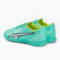 Buty piłkarskie dziecięce PUMA Ultra Play IT electric peppermint/puma white/fast yellow 3