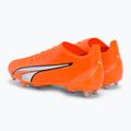 Buty piłkarskie męskie PUMA Ultra Match MXSG ultra orange/puma white/blue glimmer 3