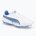 Buty piłkarskie męskie PUMA King Match FG/AG puma white/black/blue glimmer/ultra orange