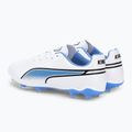 Buty piłkarskie męskie PUMA King Match FG/AG puma white/black/blue glimmer/ultra orange 3