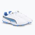 Buty piłkarskie męskie PUMA King Match FG/AG puma white/black/blue glimmer/ultra orange 4