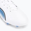 Buty piłkarskie męskie PUMA King Match FG/AG puma white/black/blue glimmer/ultra orange 7