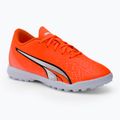 Buty piłkarskie dziecięce PUMA Ultra Play TT ultra orange/puma white/blue glimmer