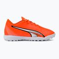 Buty piłkarskie dziecięce PUMA Ultra Play TT ultra orange/puma white/blue glimmer 2