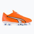 Buty piłkarskie dziecięce PUMA Ultra Play FG/AG ultra orange/puma white/blue glimmer 2