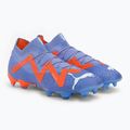 Buty piłkarskie męskie PUMA Future Ultimate FG/AG blue glimmer/puma white/ultra orange 4