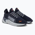 Buty do biegania męskie PUMA Softride Premier Slip-On navy/platinum gray/ultra orange 4