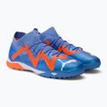 Buty piłkarskie męskie PUMA Future Ultimate Cage blue glimmer/puma white/ultra orange 4