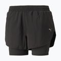 Spodenki damskie PUMA Run Favorite Woven 2In1 3" black
