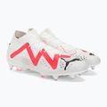 Buty piłkarskie męskie PUMA Future Match MXSG puma white/puma black/fire orchid 4
