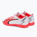 Buty piłkarskie dziecięce PUMA Ultra Play IT puma white/puma black/fire orchid 3