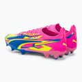 Buty piłkarskie męskie PUMA Ultra Ultimate Energy FG/AG luminous pink/ultra blue/yellow alert 3