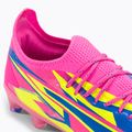 Buty piłkarskie męskie PUMA Ultra Ultimate Energy FG/AG luminous pink/ultra blue/yellow alert 8